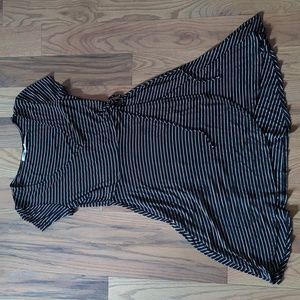 Urban Outfitters Kimchi Blue Striped Wrap Dress Sz M